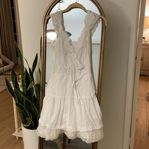 Free people white lace dress